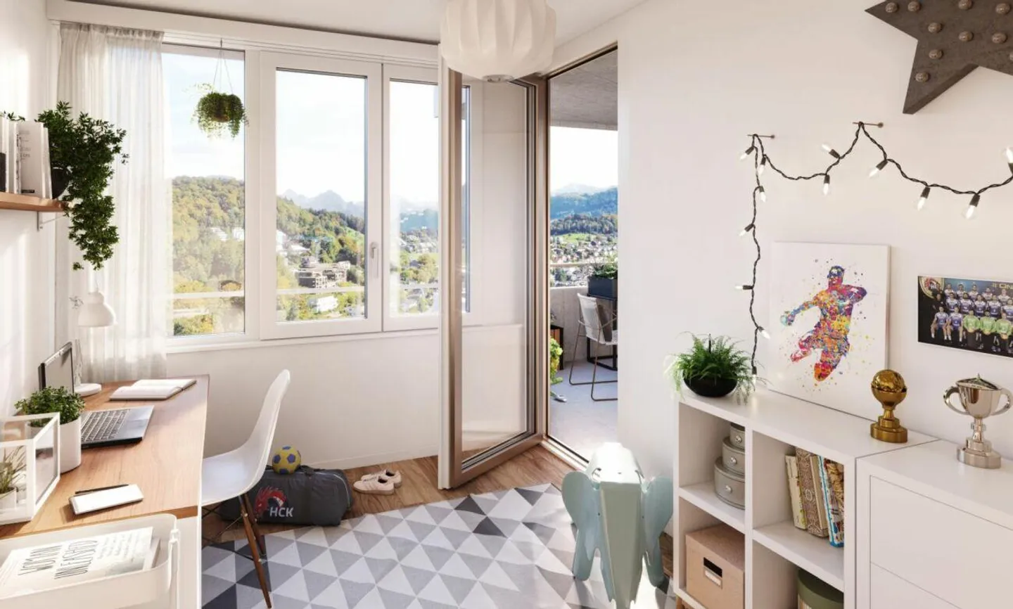 Stilvolle Wohnung mit atemberaubendem Blick - Foto 3 von 5