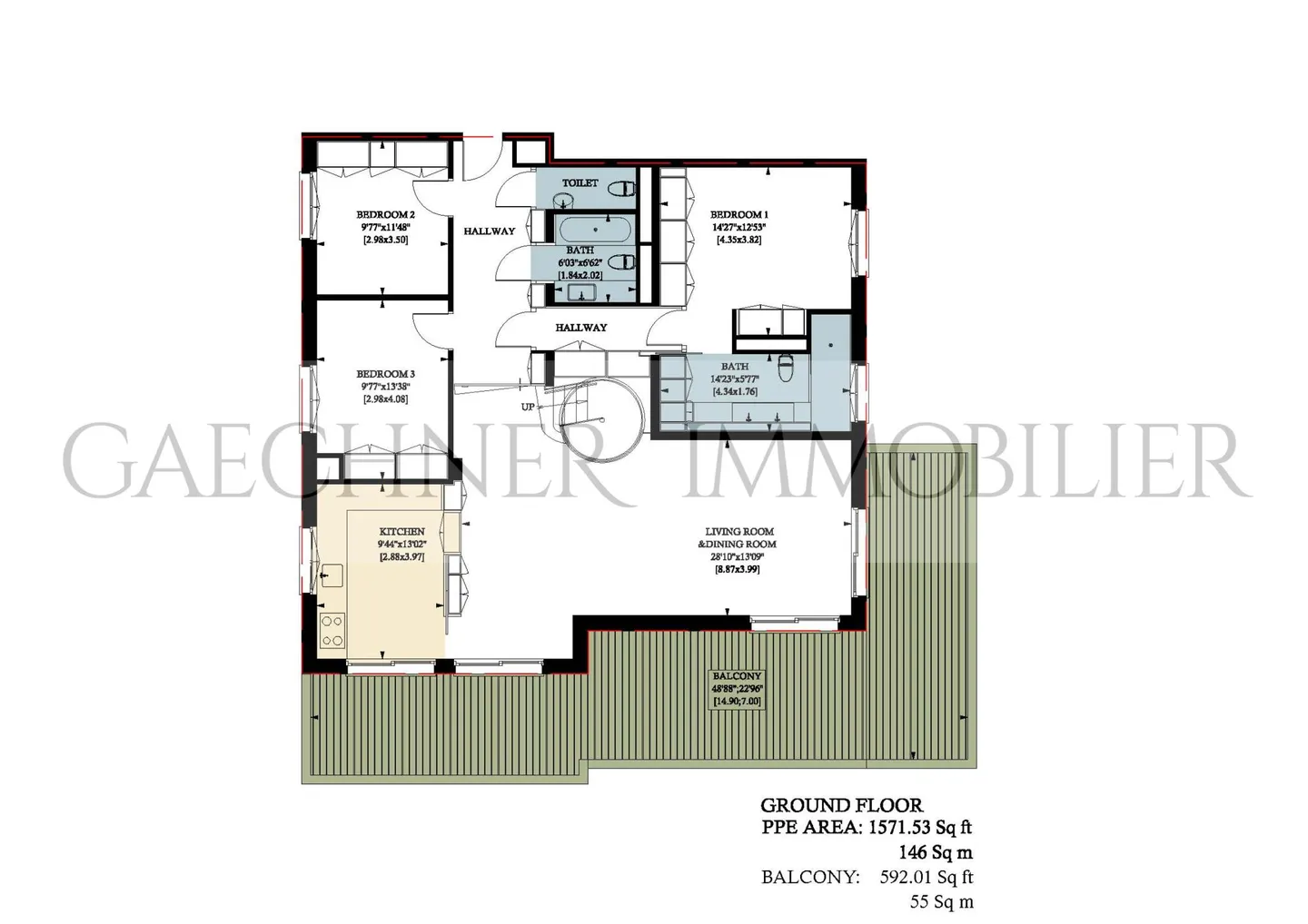 Duplex de Luxe avec Terrasse - Photo 6 sur 7