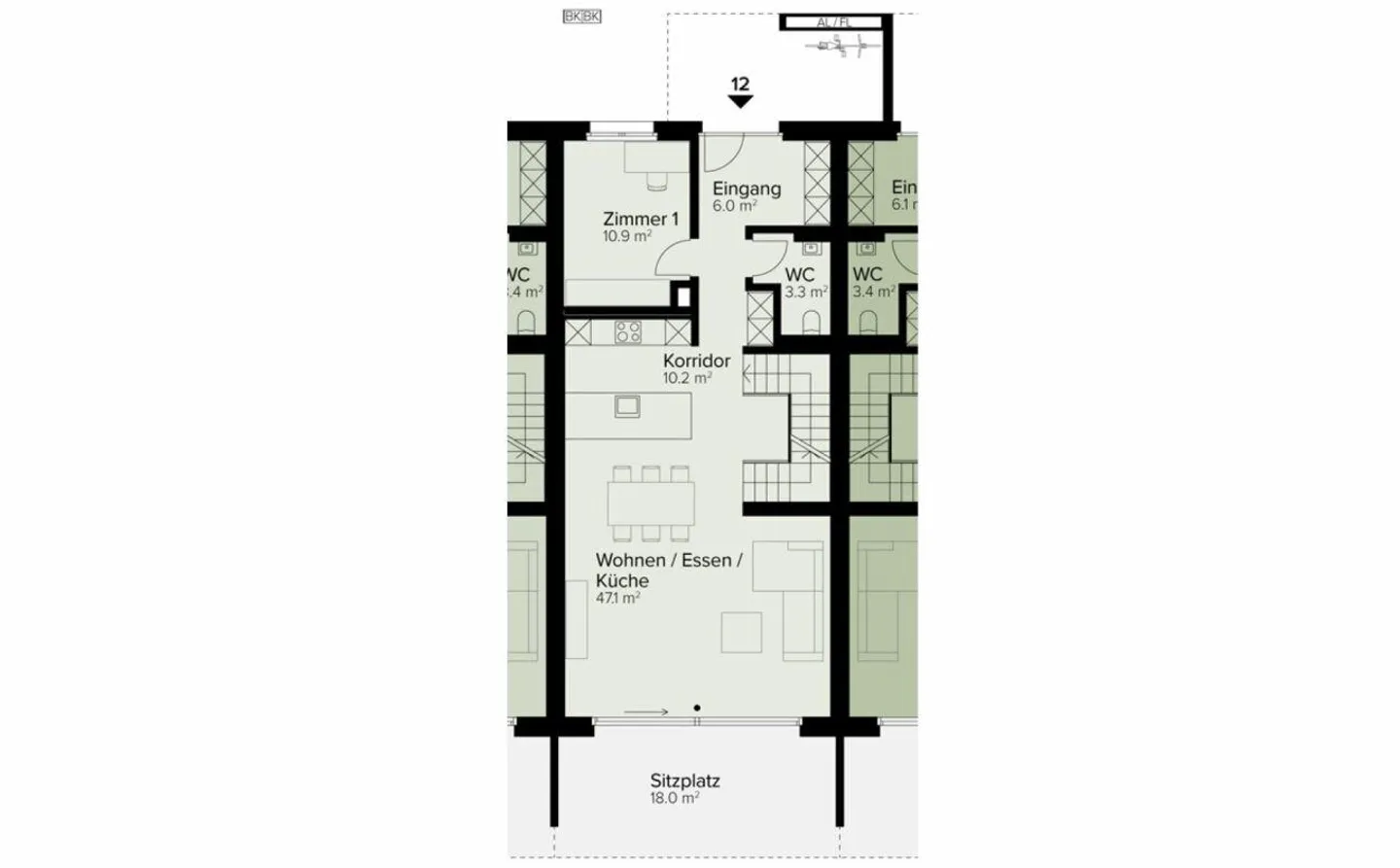262 m² | 5.5-Zimmer-EFH "Rosenberg" - Foto 13 di 15