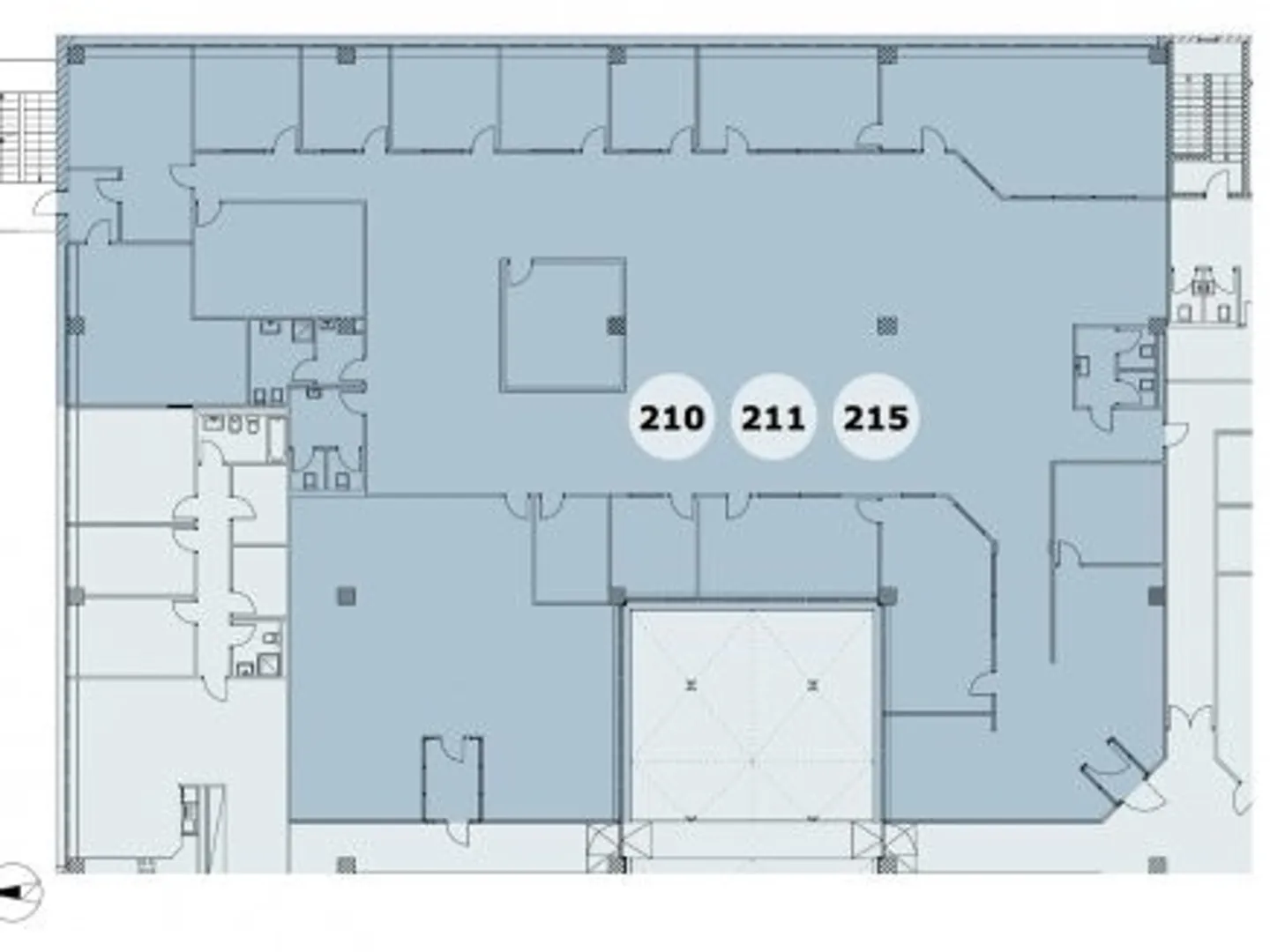 LUGANO NORD - Helle Bürofläche von 990 m² zu vermieten (Ref. 210) - Foto 19 von 20