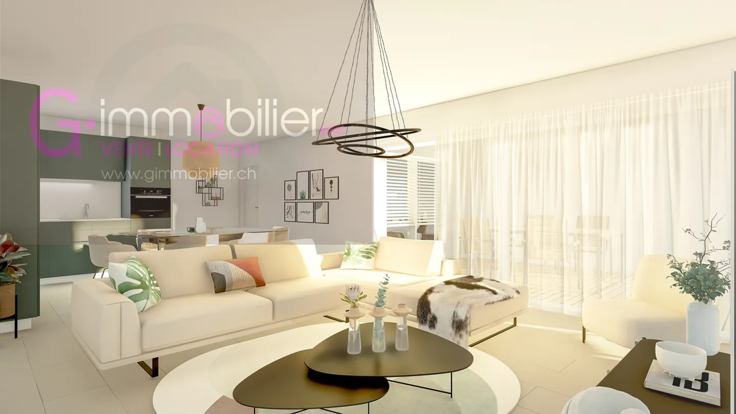 Nouvelle construction à Monthey - Appartements modernes au cœur du quartier Sous Gare - Photo 2 sur 5