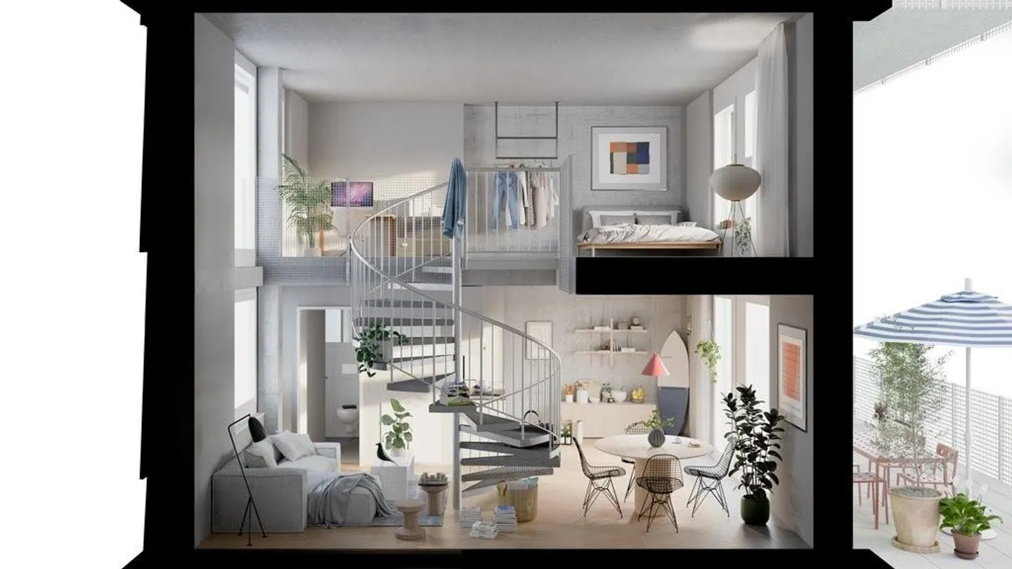 RENT WITHOUT DEPOSIT, Spacious Maisonette Lofts in Industrial Style - Photo 5 of 5