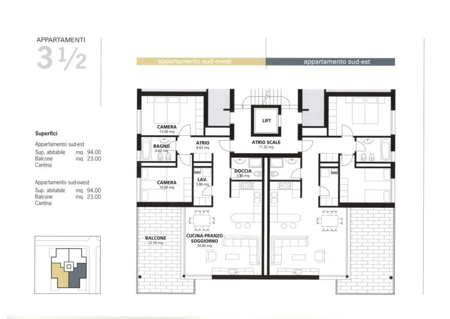 LOCARNO - Moderno appartamento di 3,5 locali vicino a Piazza Grande e al lago - Foto 16 di 17