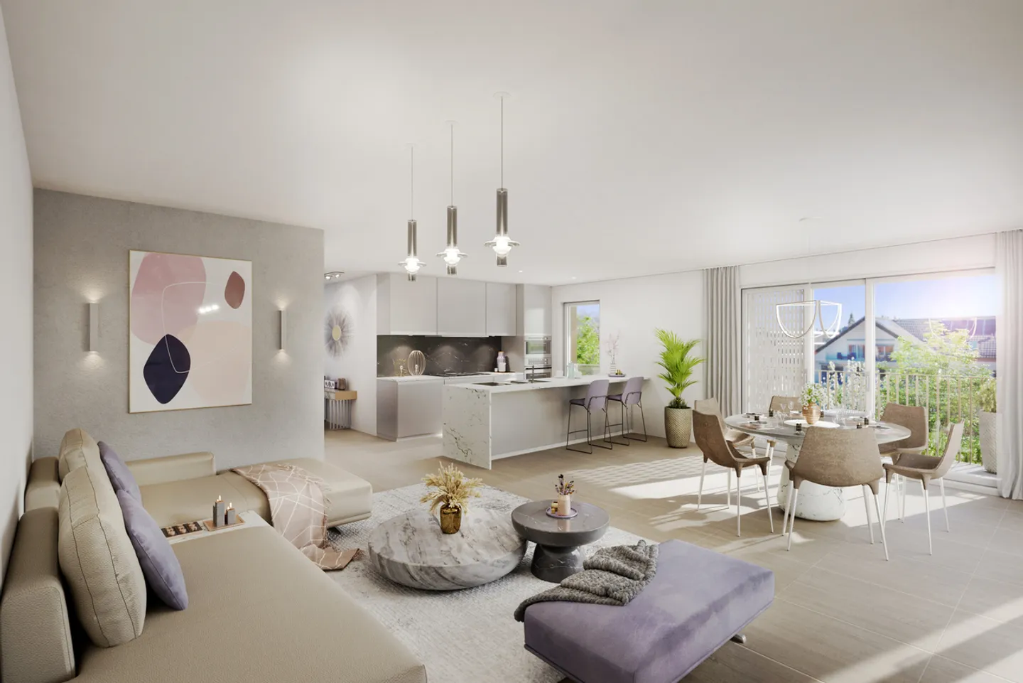 ZU VERKAUFEN AUF PLÄNEN WOHNUNG 4,5 ZIMMER (121 M2 PPE) IM 1. STOCK - Foto 8 von 11