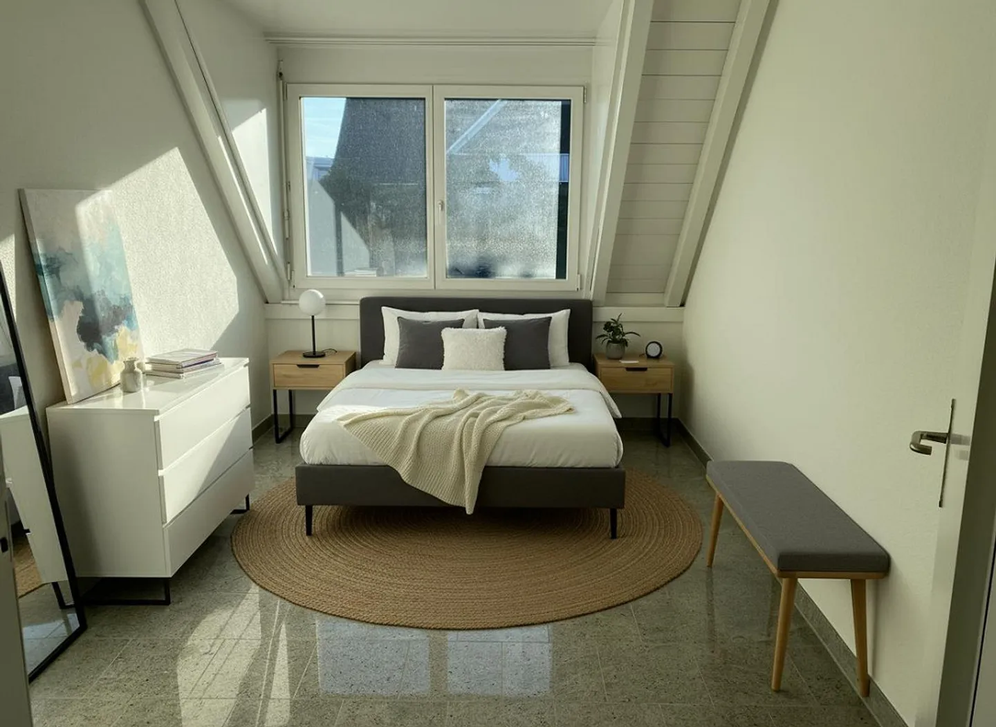 Spacious Maisonette Apartment with a View in Hettlingen - Photo 5 of 10