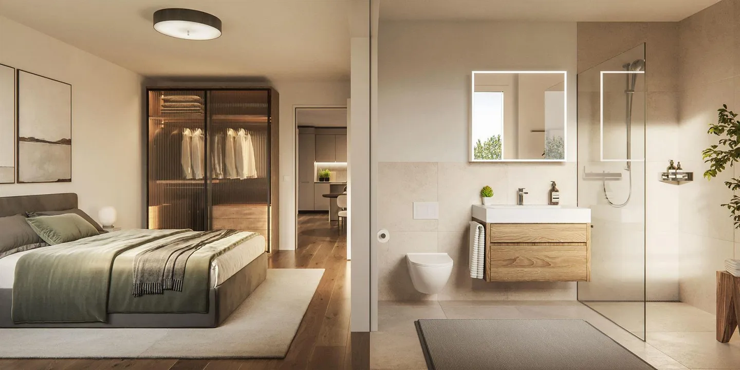 Appartement moderne de 4,5 pièces avec jardin privé - Photo 5 sur 9