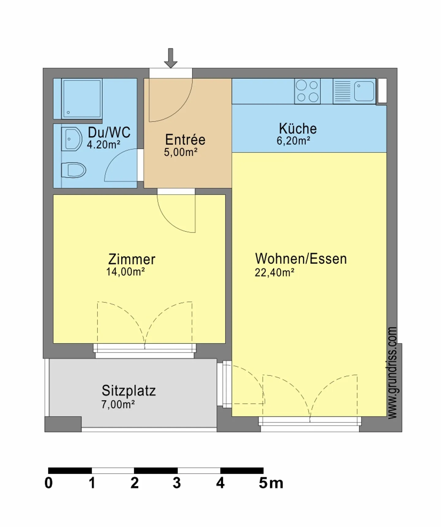 Appartement 2.5 pièces - Foto 7 von 7