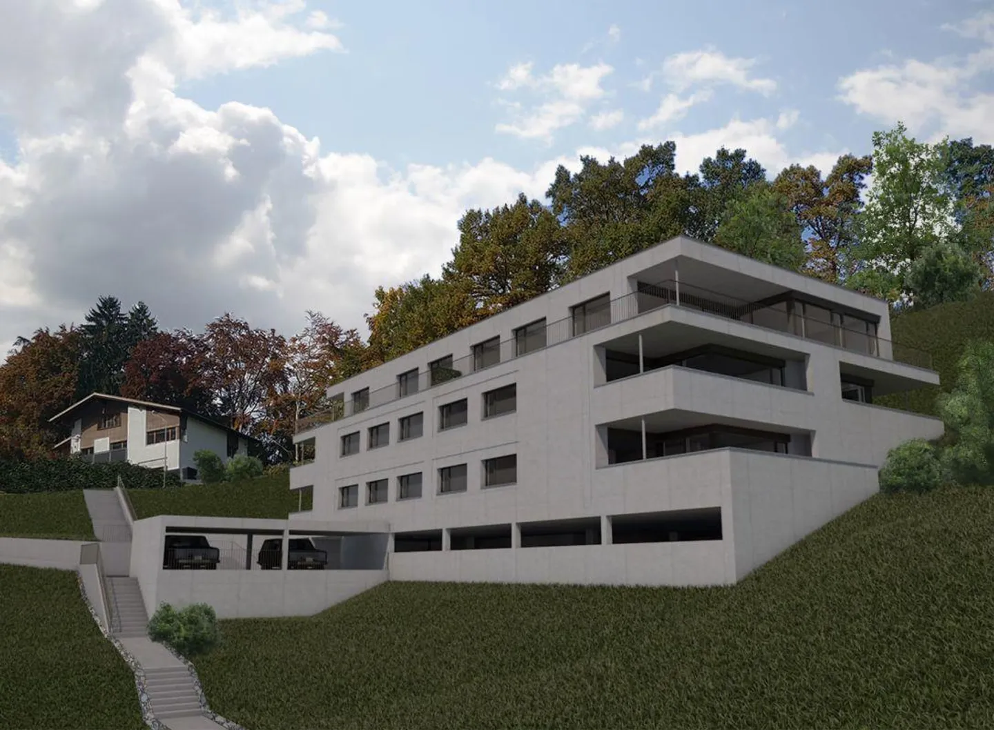 Ampio e luminoso appartamento duplex di 4,5 locali con contratto di affitto - Foto 14 di 19