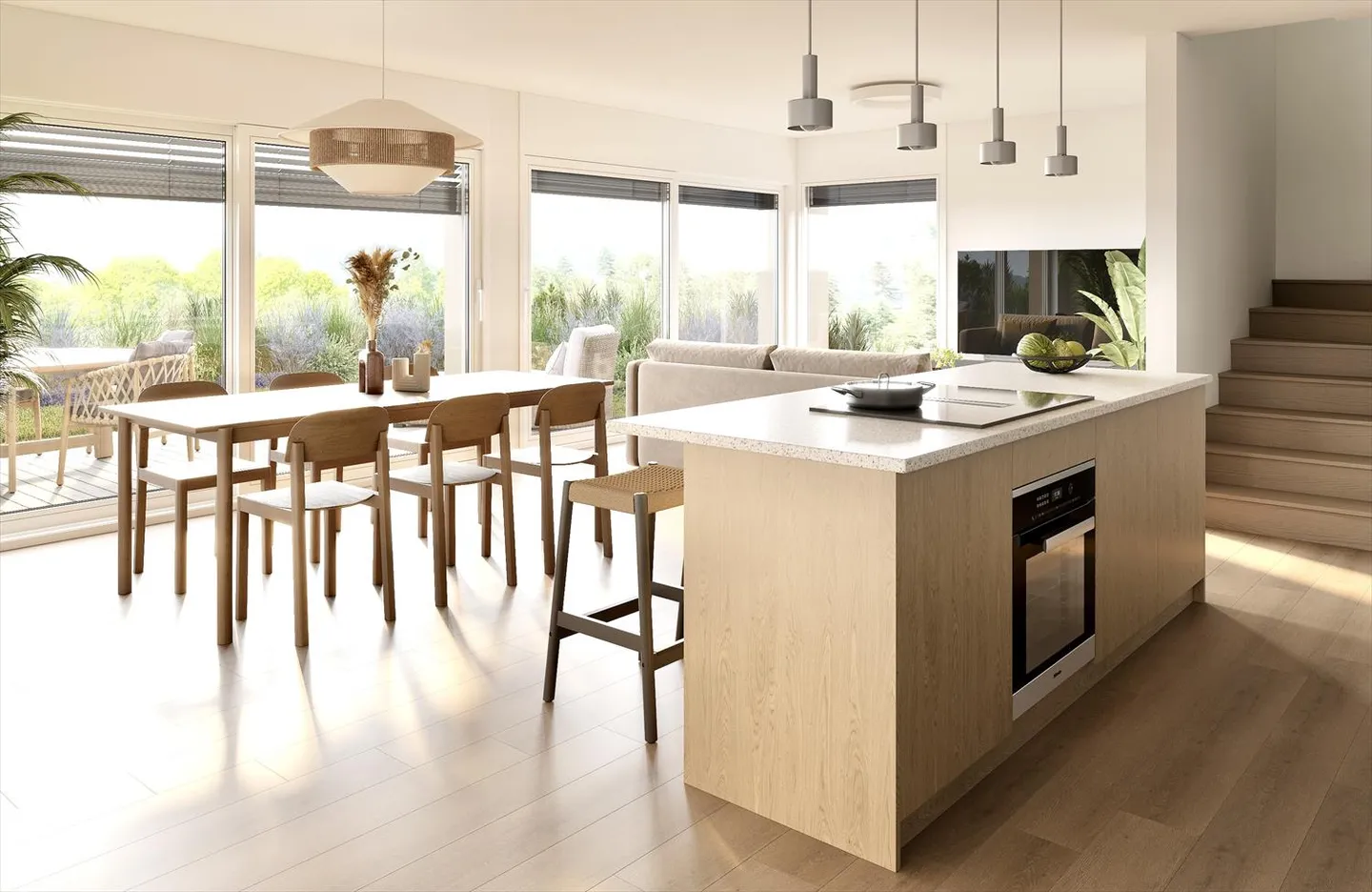 Villa moderna con 159 m2 di superficie utile, 6,5 stanze e 2 posti auto inclusi. Terreno A - Foto 5 di 14