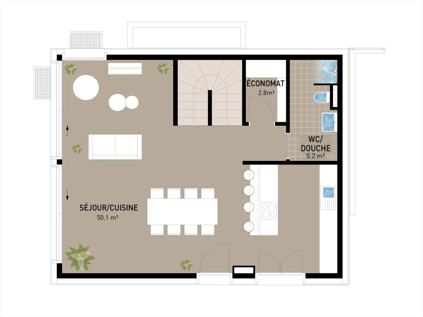 Villa moderna con 159 m2 di superficie utile, 6,5 stanze e 2 posti auto inclusi. Terreno A - Foto 8 di 14