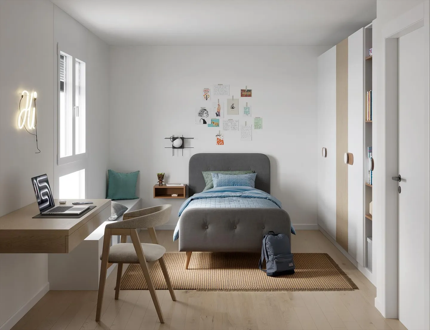 Villa moderna con 159 m2 di superficie utile, 6,5 stanze e 2 posti auto inclusi. Terreno A - Foto 12 di 14