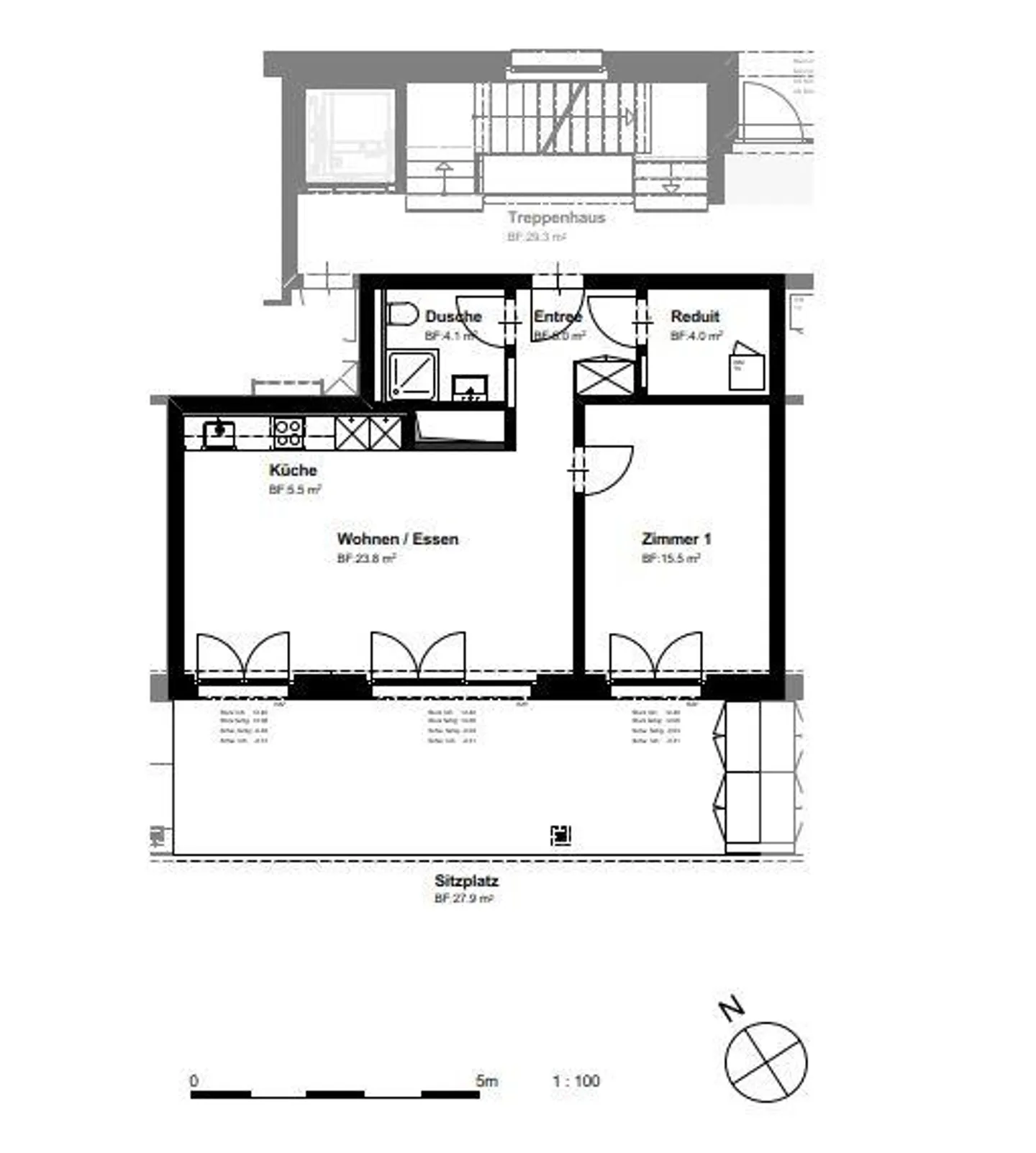 moderne Gartenwohnung im Grünen - Foto 2 von 9