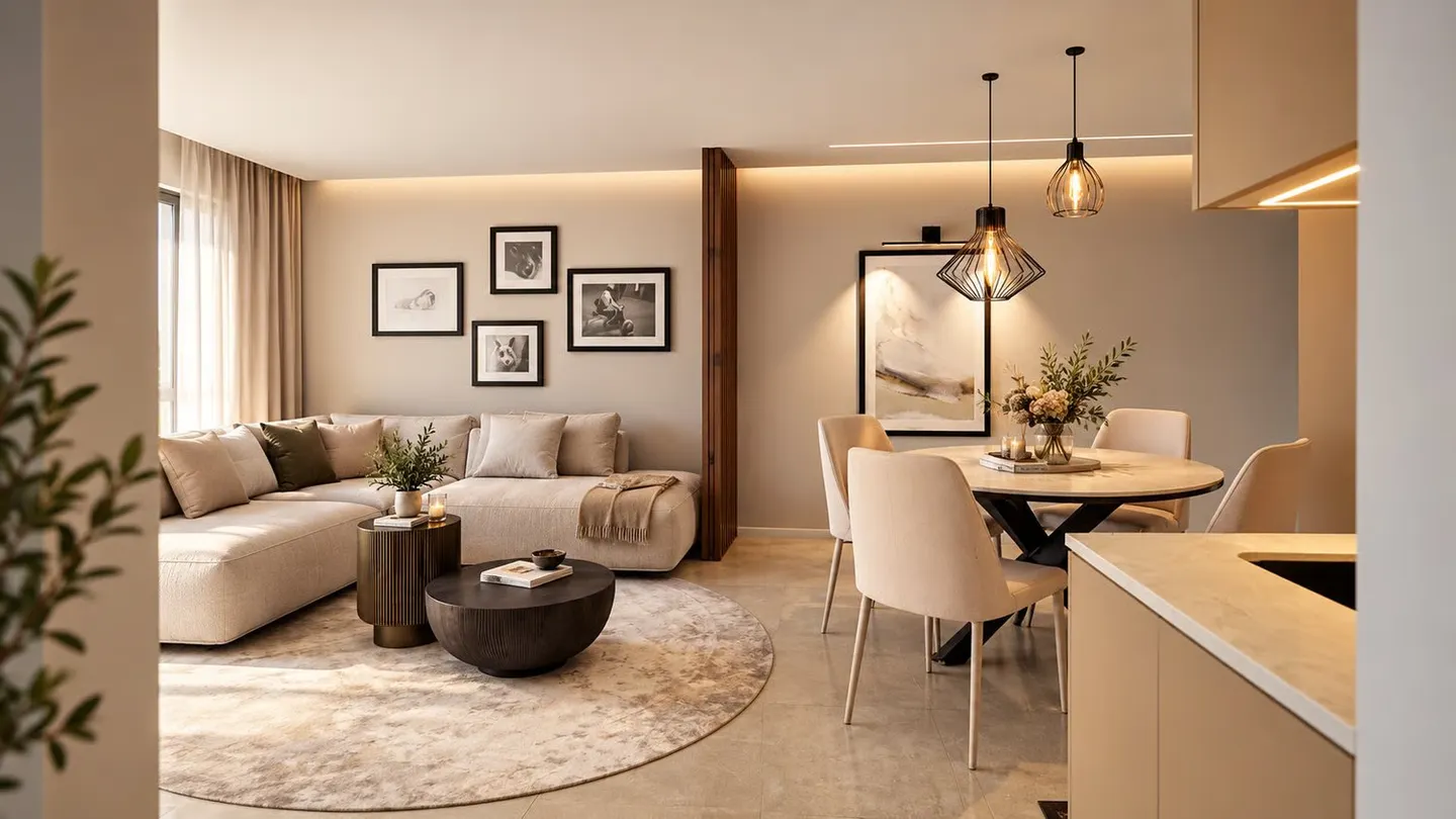Nouvelle construction - appartement de 3 pièces avec mobilier complet inclus dans le prix - Photo 4 sur 7