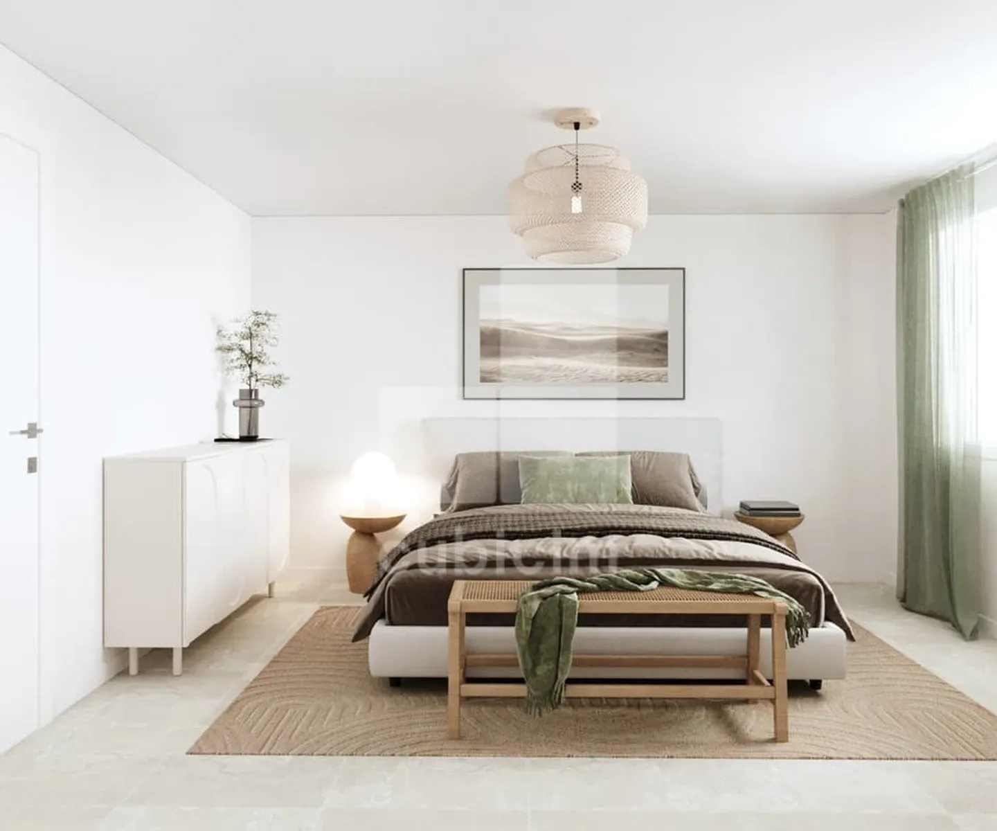 Neues 3,5-Zimmer-Apartment im Erdgeschoss mit großem Garten - Foto 6 von 12