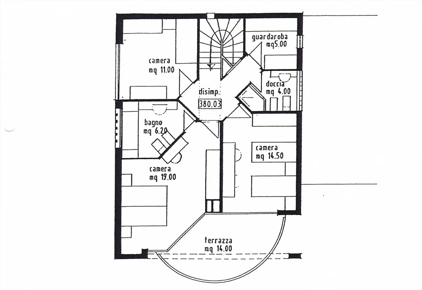 Large single-family villa with 6.5 rooms and garden in Bedano - Photo 13 of 13