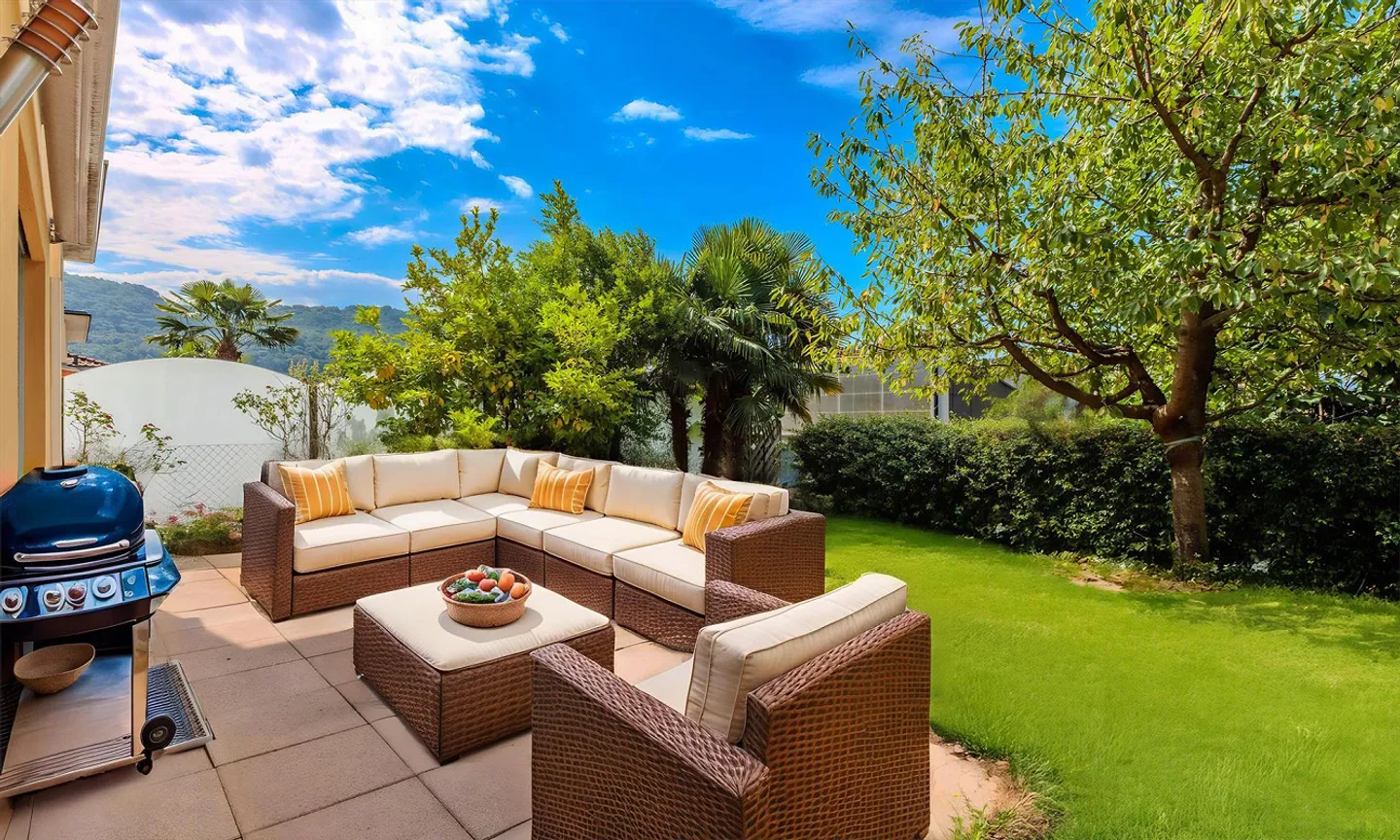 Maison individuelle lumineuse 5.5 avec grand jardin privé à Bioggio - Photo 3 sur 12