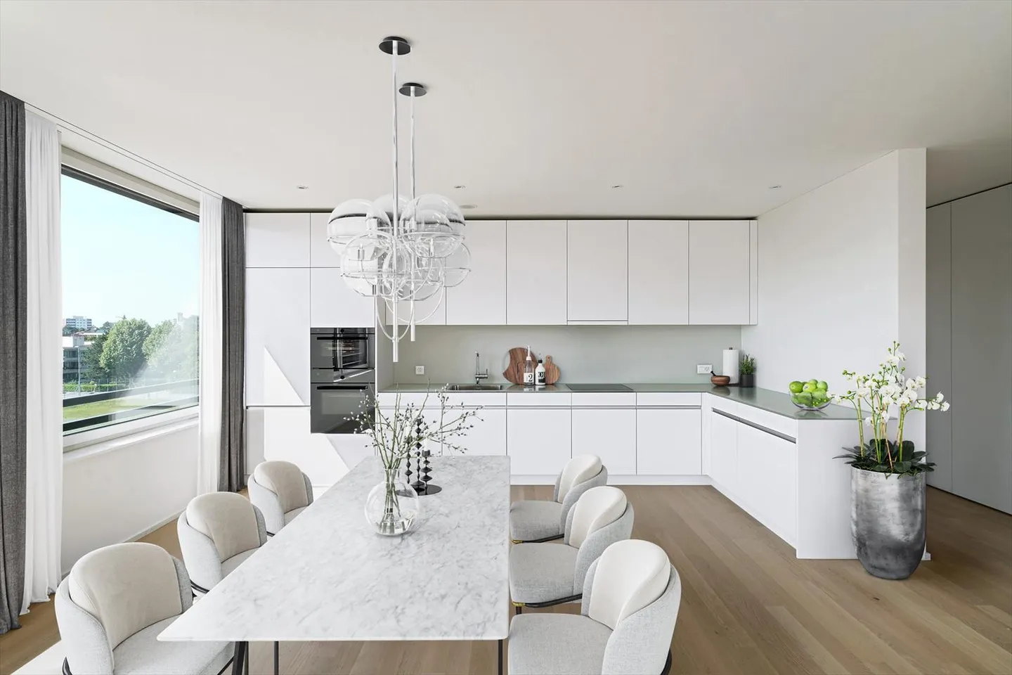 Stylish Penthouse Above the Rooftops of Allschwil - Photo 2 of 9