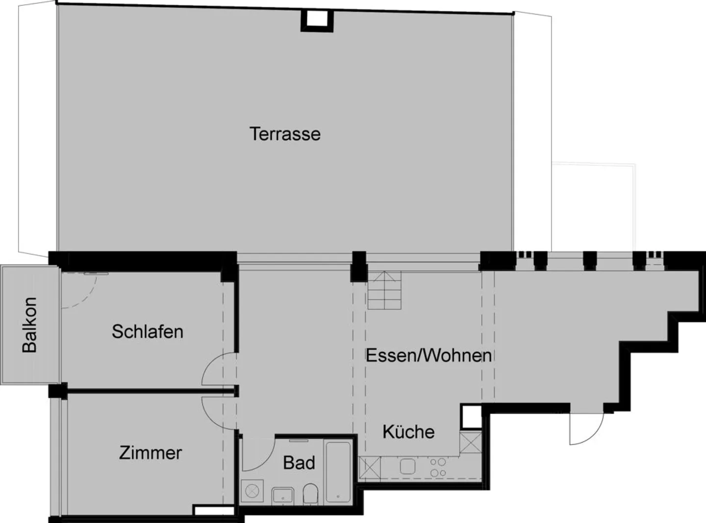 Votre nouveau rêve de logement - Appartement avec grande terrasse - Photo 12 sur 12