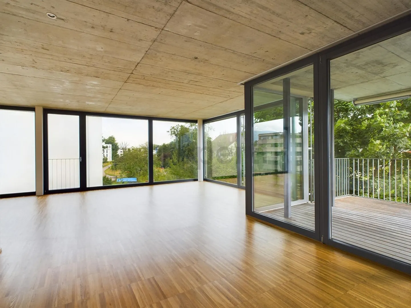 Covered terrace and Minergie comfort, own washing tower and parking... - Photo 1 of 17