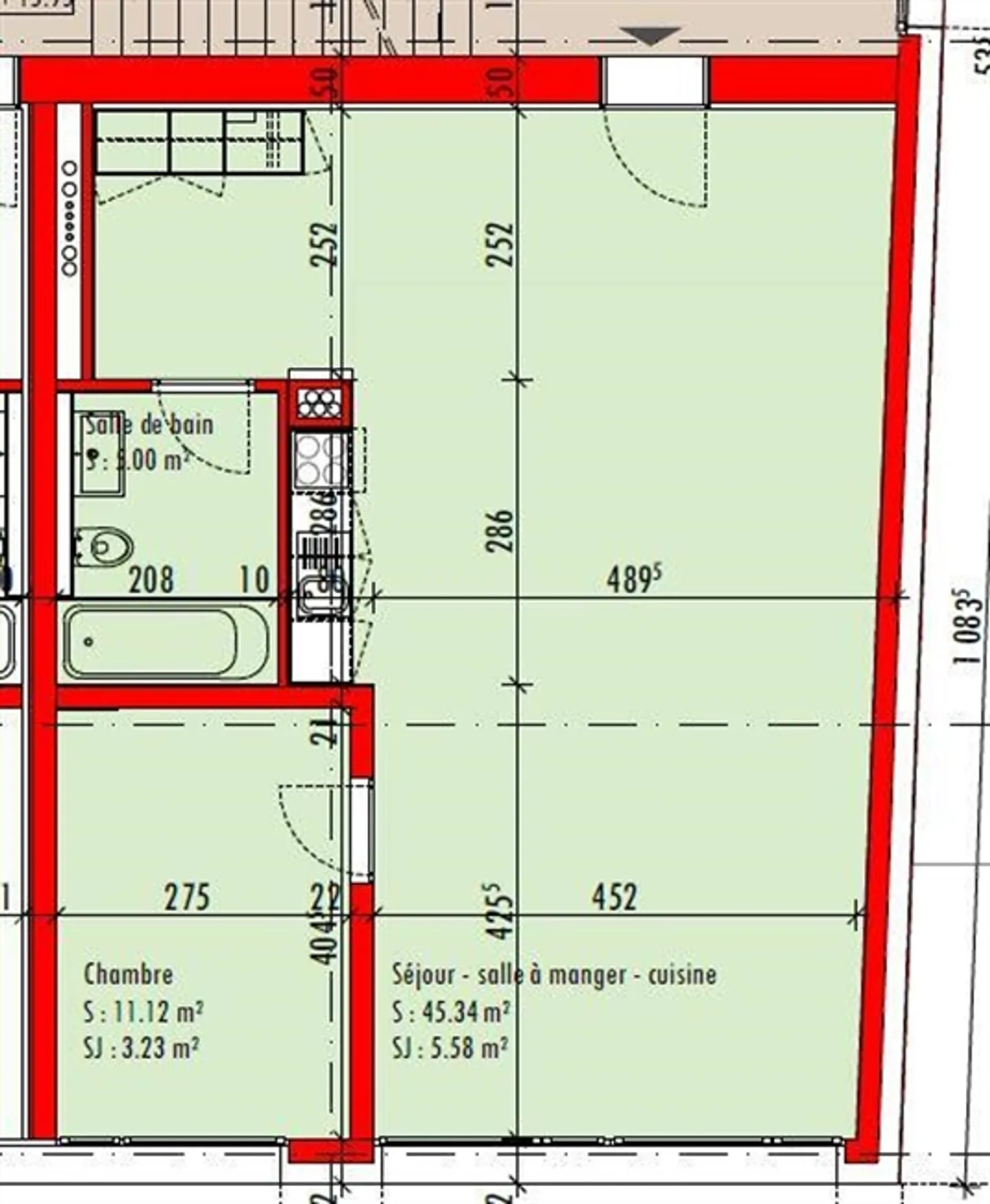 Appartamento moderno di 2,5 stanze nel centro città - Foto 6 di 7