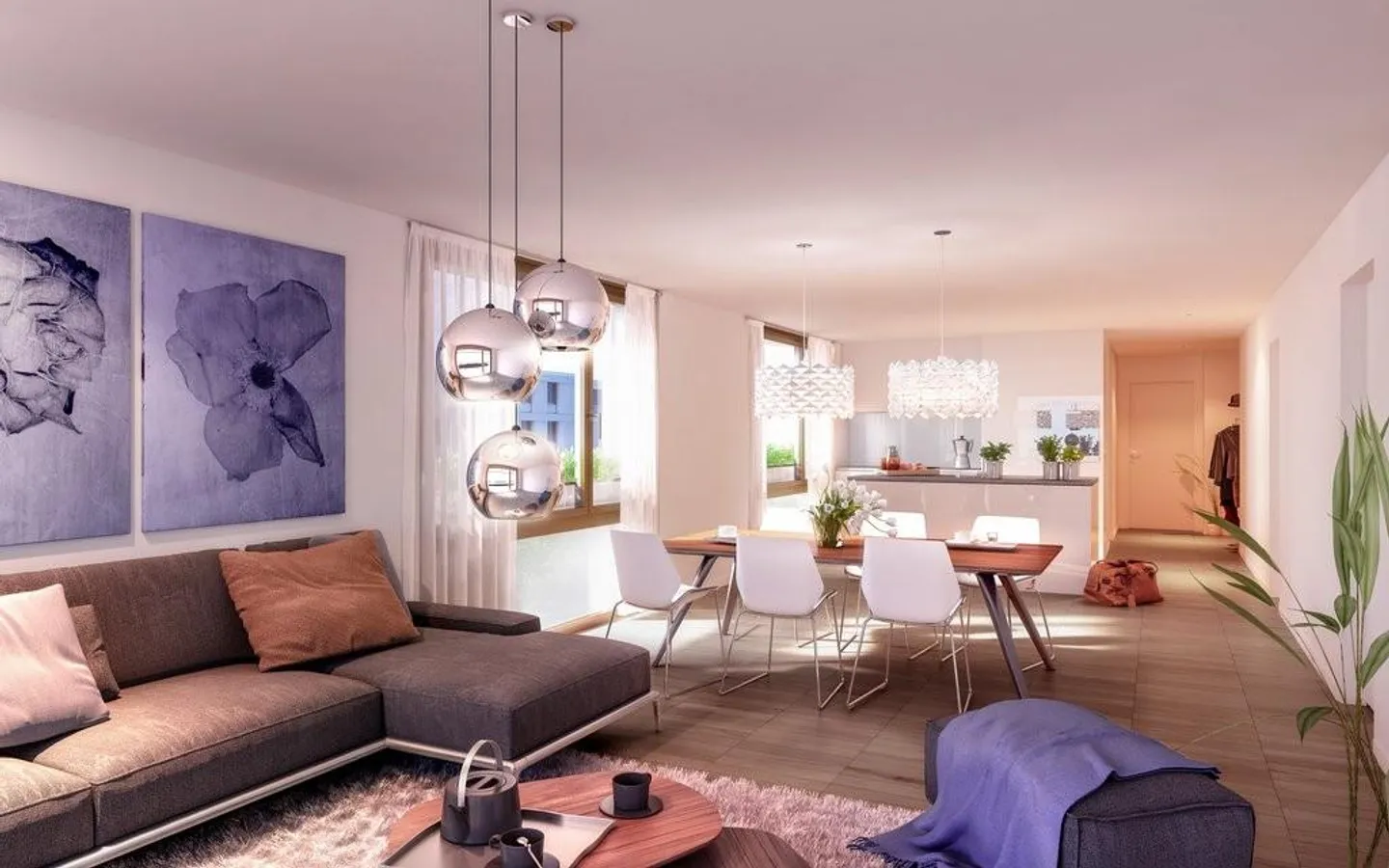Modernes Apartment mit Gartenblick - Foto 1 von 5