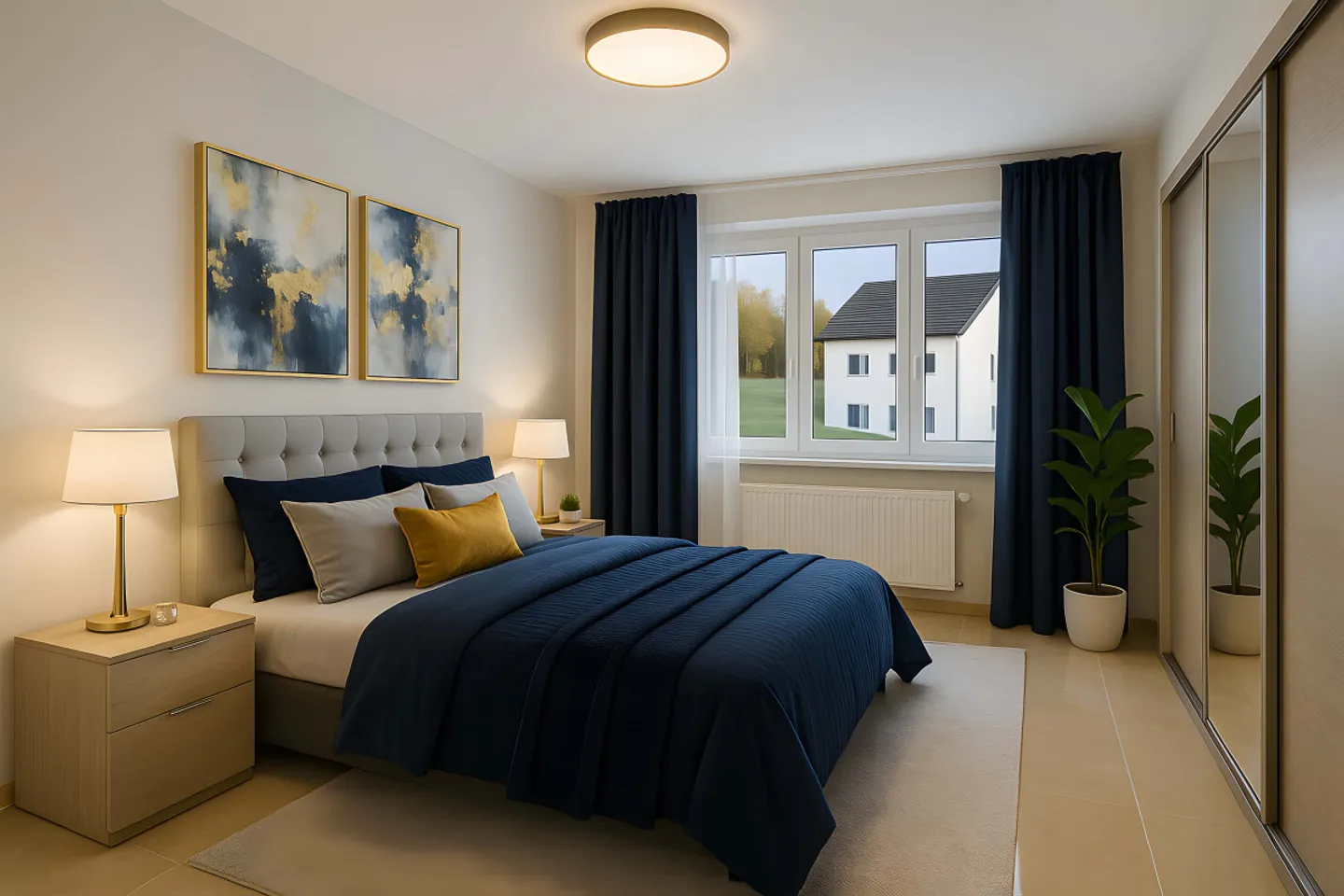 Chices Appartement mit Marmor - Foto 1 von 5