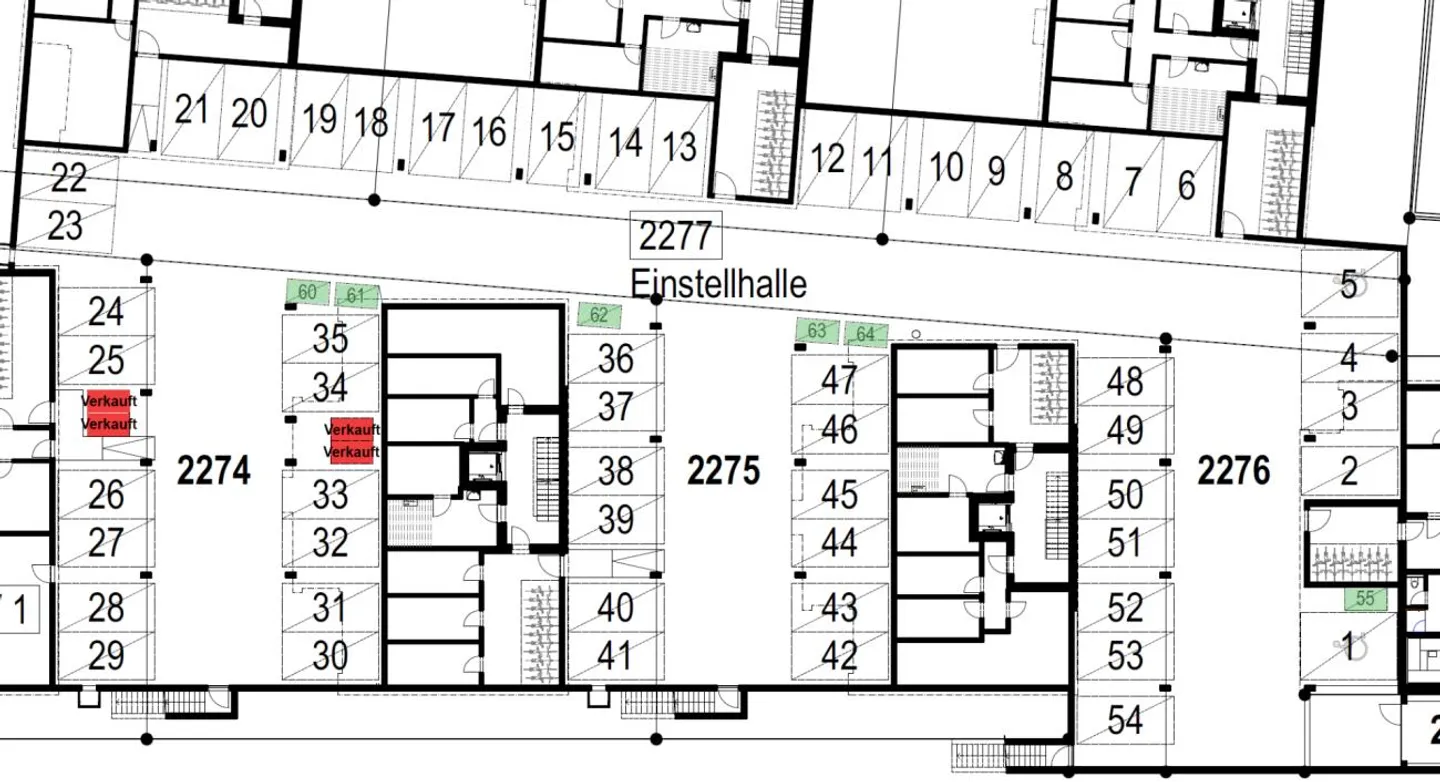 Motorcycle parking spaces in parking garage for sale - Photo 2 of 2