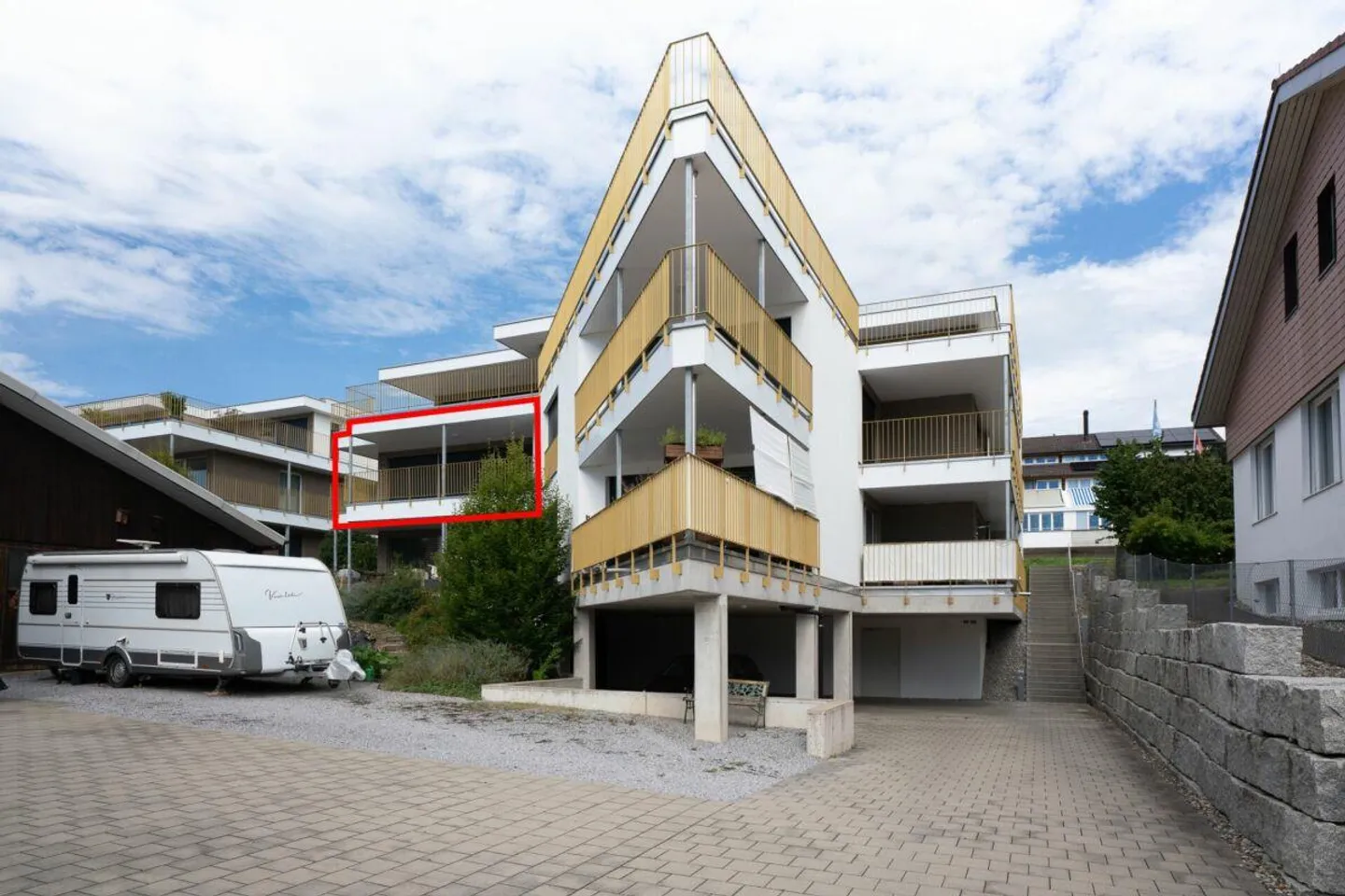 Appartamento luminoso di 2,5 stanze con vista sul Reno - Foto 1 di 9
