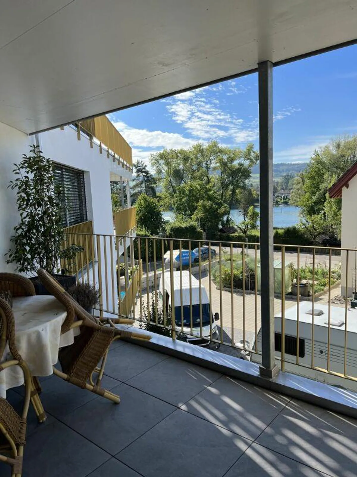 Appartamento luminoso di 2,5 stanze con vista sul Reno - Foto 8 di 9