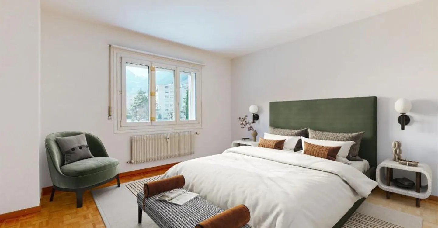 Spazioso appartamento di 3.5 locali in una zona tranquilla - Foto 2 di 9
