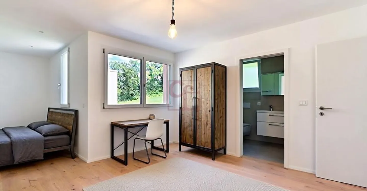 Appartement neuf de 4,5 pièces à 10 min de Fribourg - Foto 6 di 10