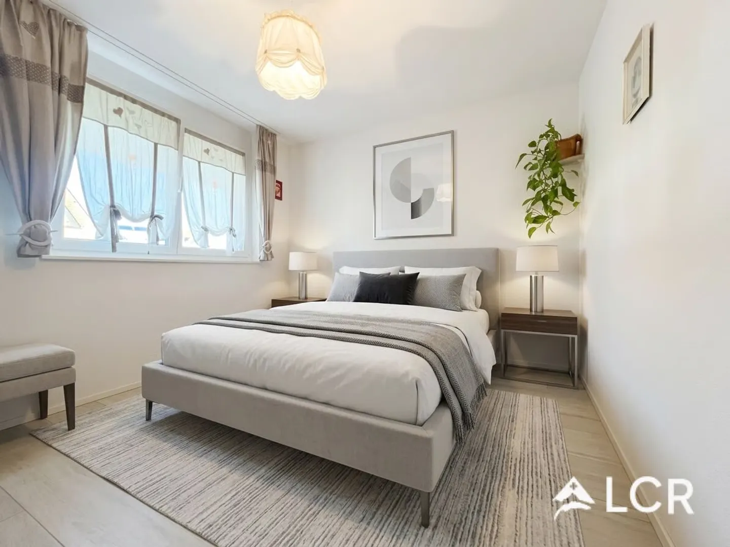 Magnifique appartement de 3.5P / 2 CHB / 2 SDB / 1 Balcon / 2 places de parc - Foto 4 von 13