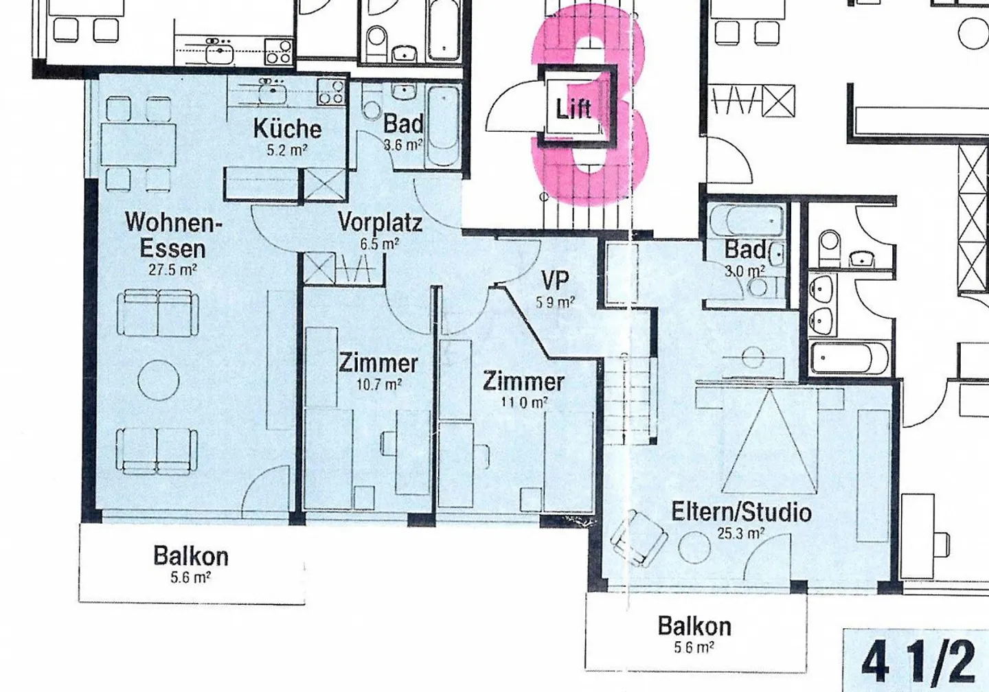 Attikawohnung mit Panoramaseesicht! - Foto 13 von 13
