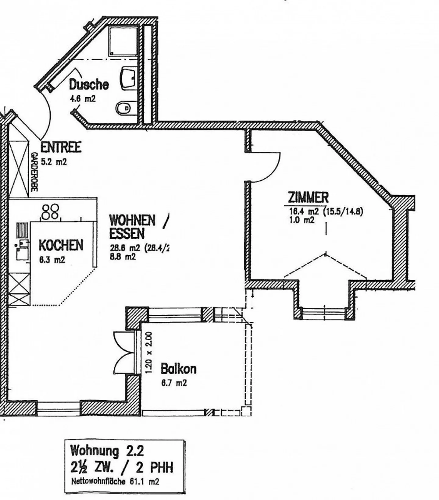 2.5 Room Apartment in Hagenbuch - Photo 2 of 6