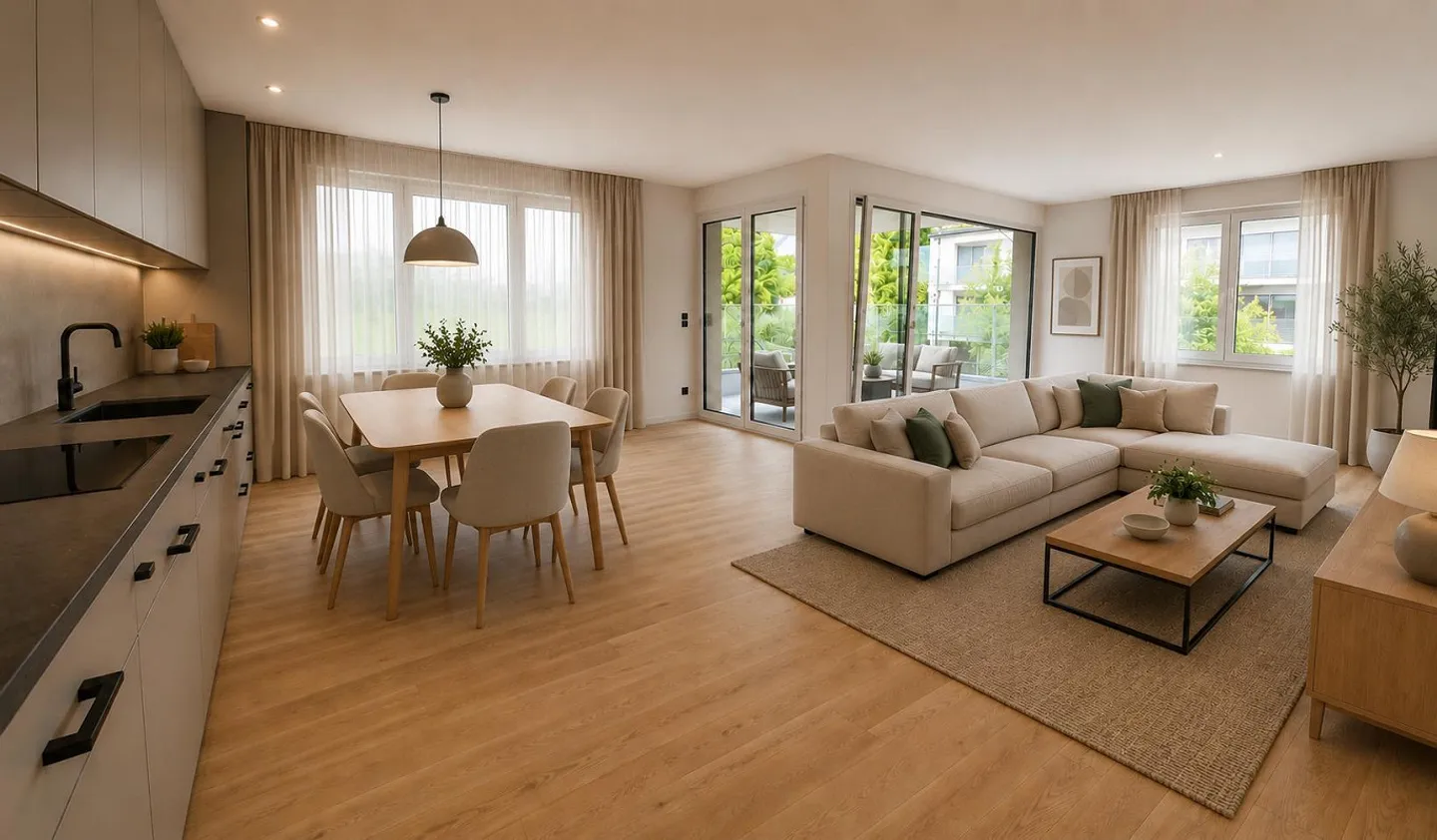 Modernes 3.5-Zimmer-Apartment - Foto 1 von 6