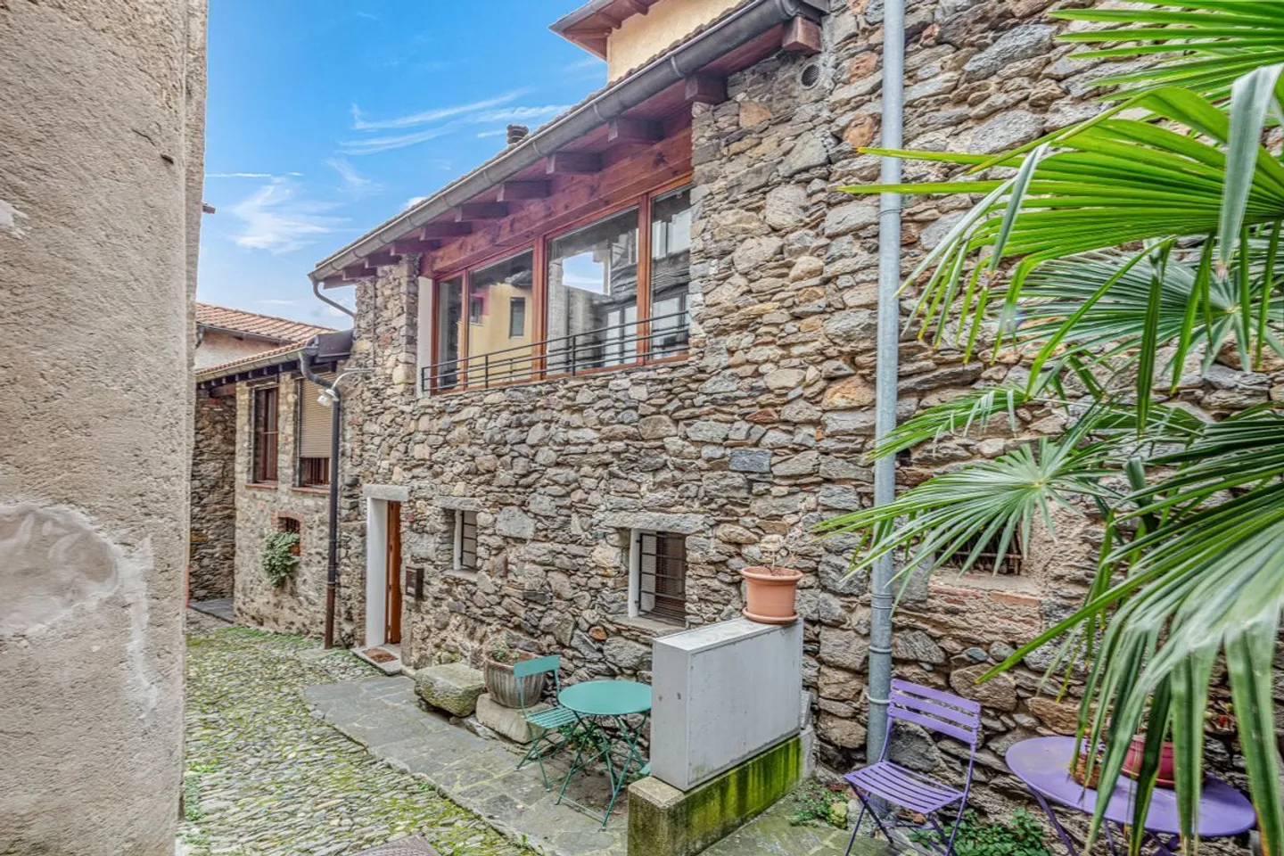 Charmante maison de vacances au cœur du village de Bigorio - atmosphère tessinoise incluse - Photo 1 sur 8