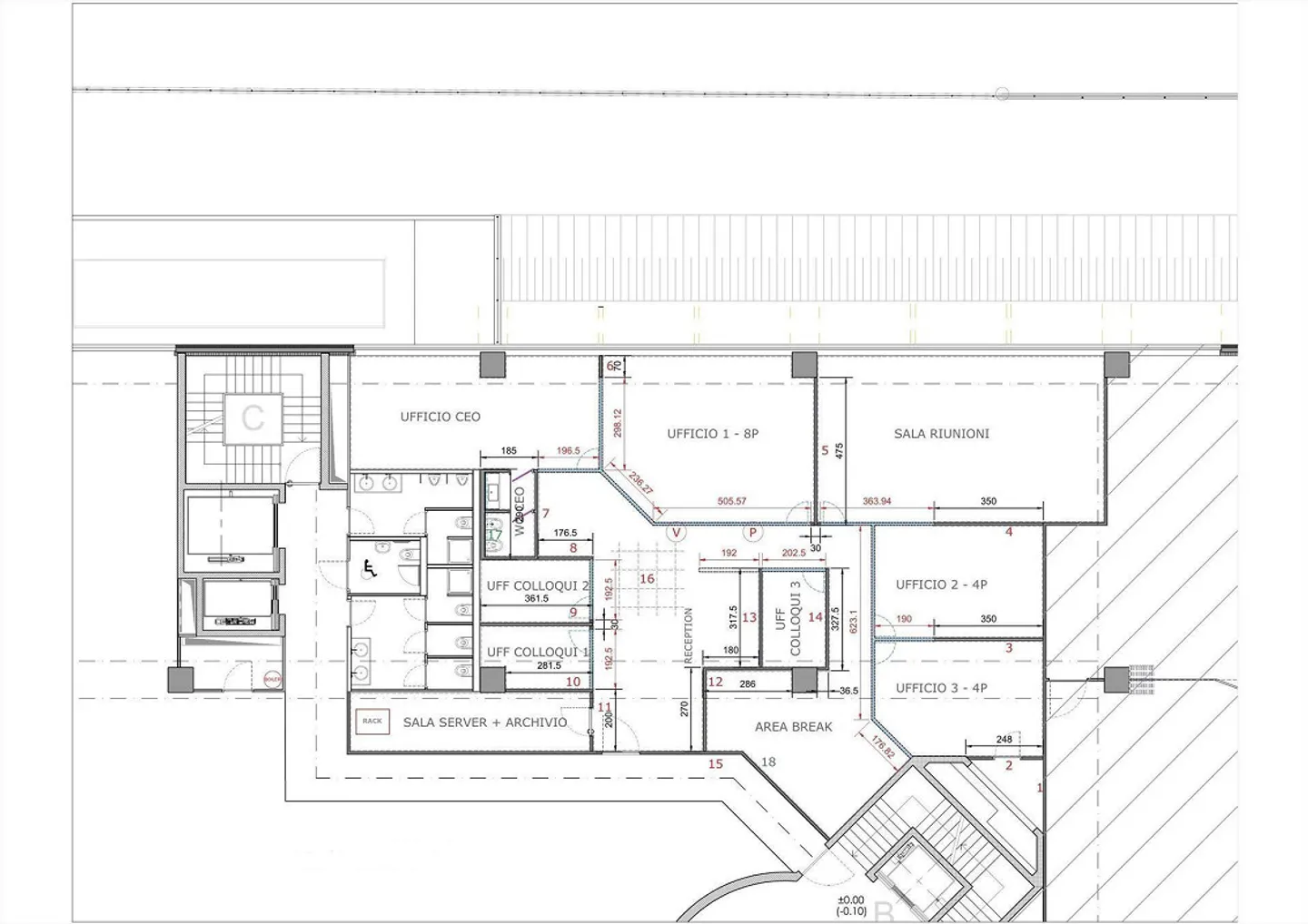 Prestigebüro mit 315 m² zur Miete – Mendrisio - sucht Nachmieter - Foto 2 von 2