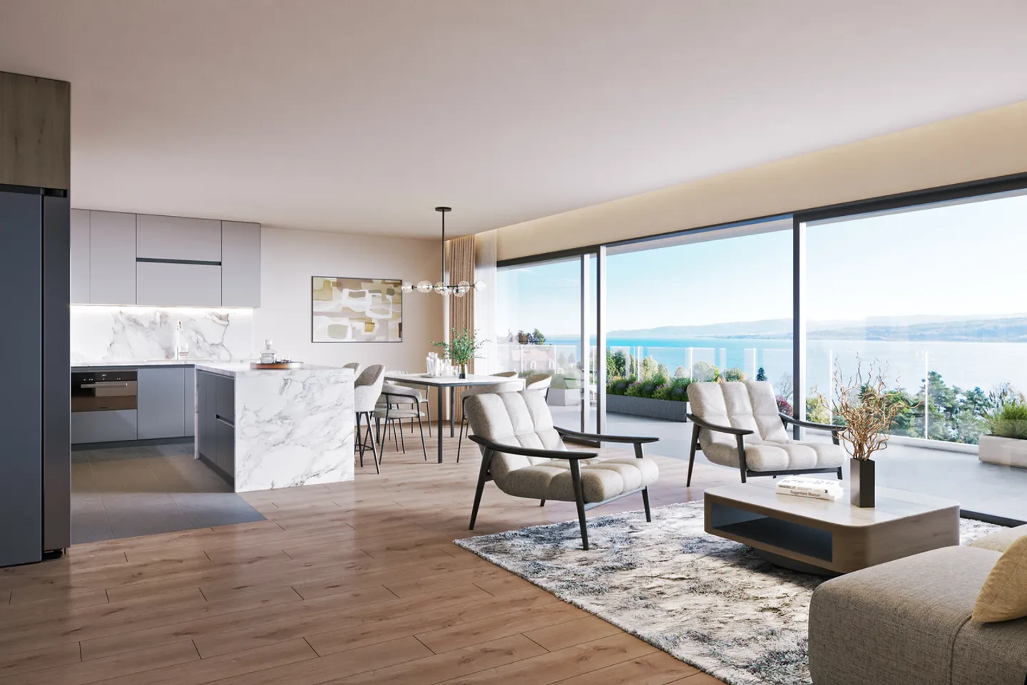 Tre perle di alta classe con vista magica - Consegna 2027 - Foto 3 di 8