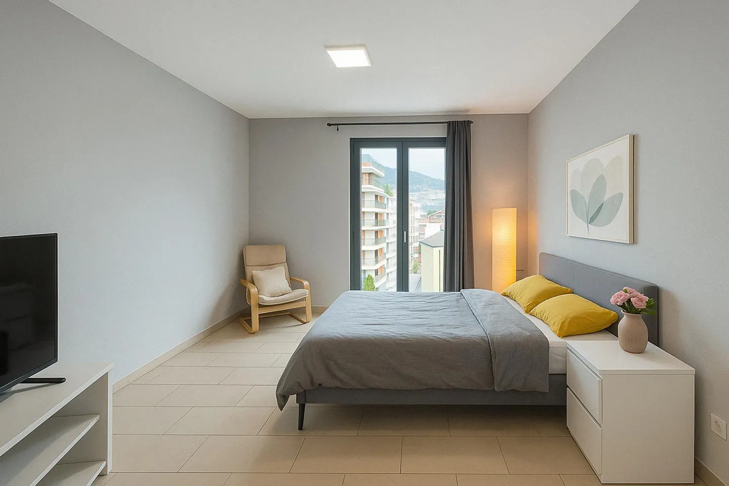 3,5-Zimmer-Wohnung neu gebaut in Molino Nuovo - Foto 3 von 6