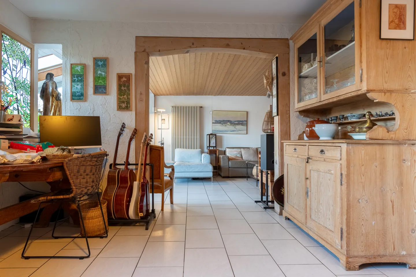 Casa a schiera luminosa con veranda e giardino - situata in una strada senza uscita - Foto 4 di 17