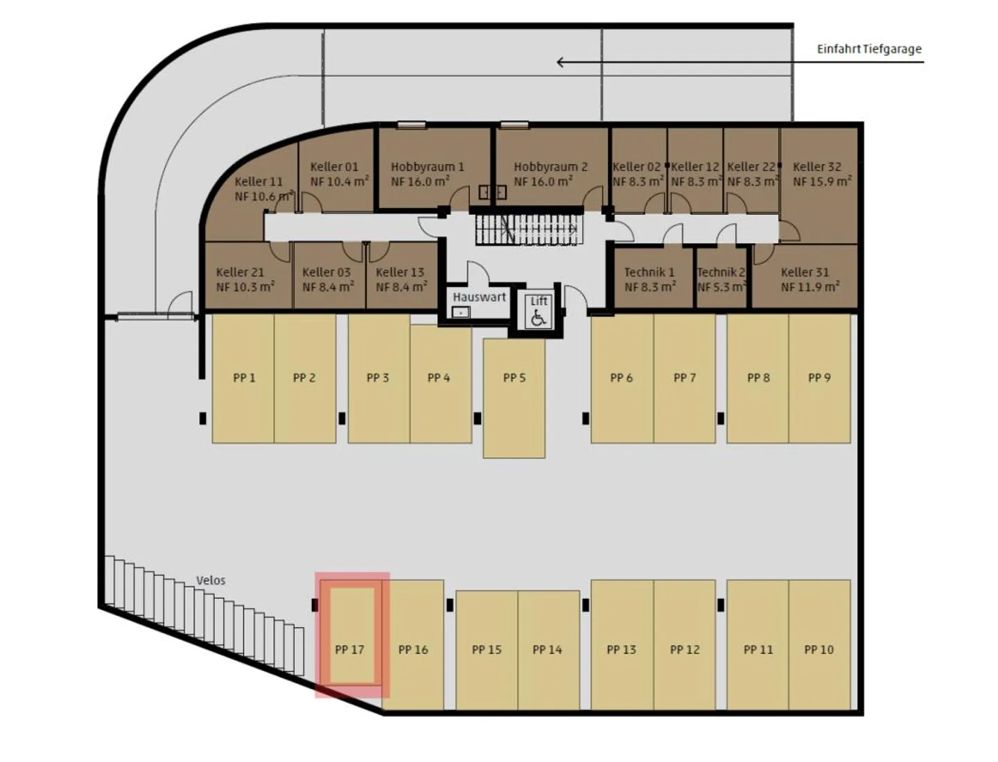 Parcheggio esterno in affitto - Foto 2 di 2