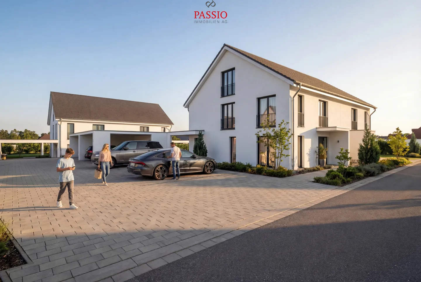New construction with design options: Modern 6.5-room semi-detached house - Photo 3 of 16