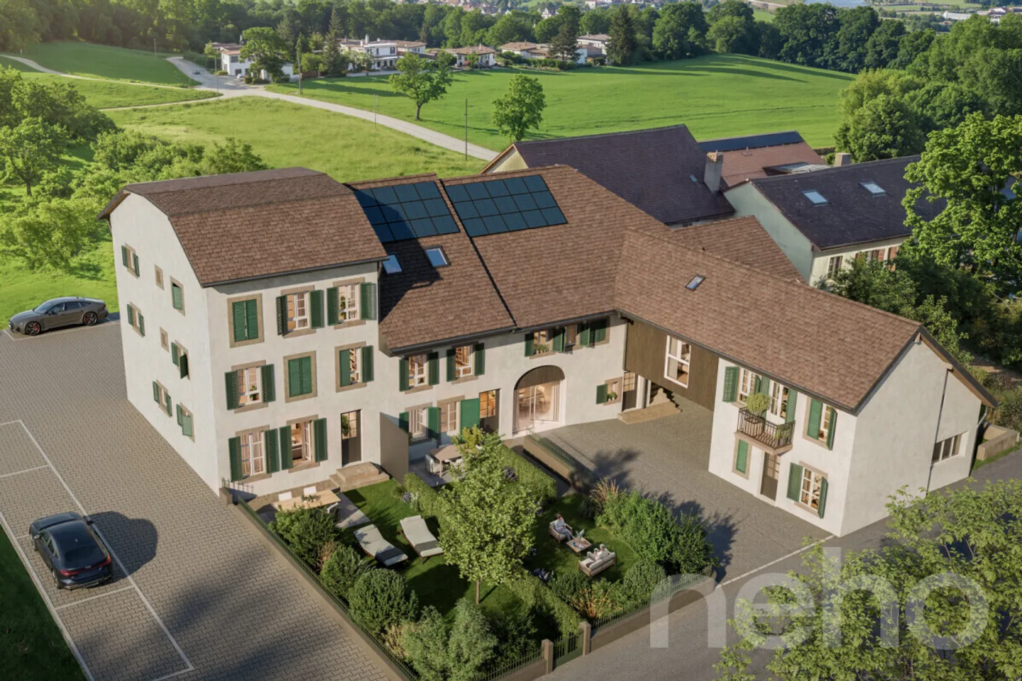 Magnifico appartamento di 4,5 stanze con grande terrazza e giardino privato - Foto 5 di 6