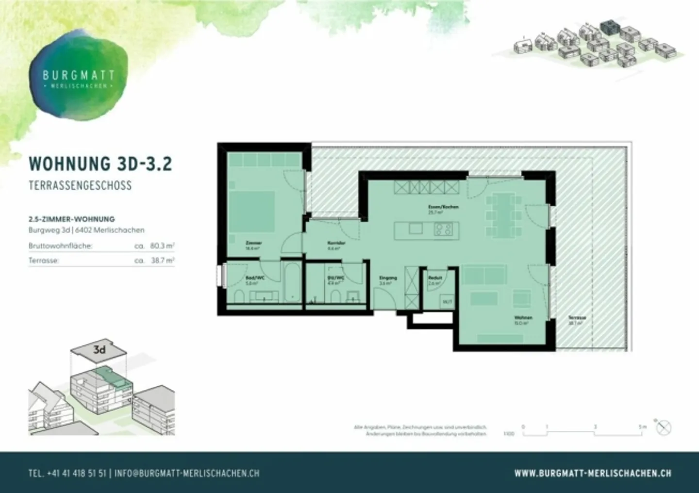 Appartement en attique de 2,5 pièces - Photo 5 sur 8