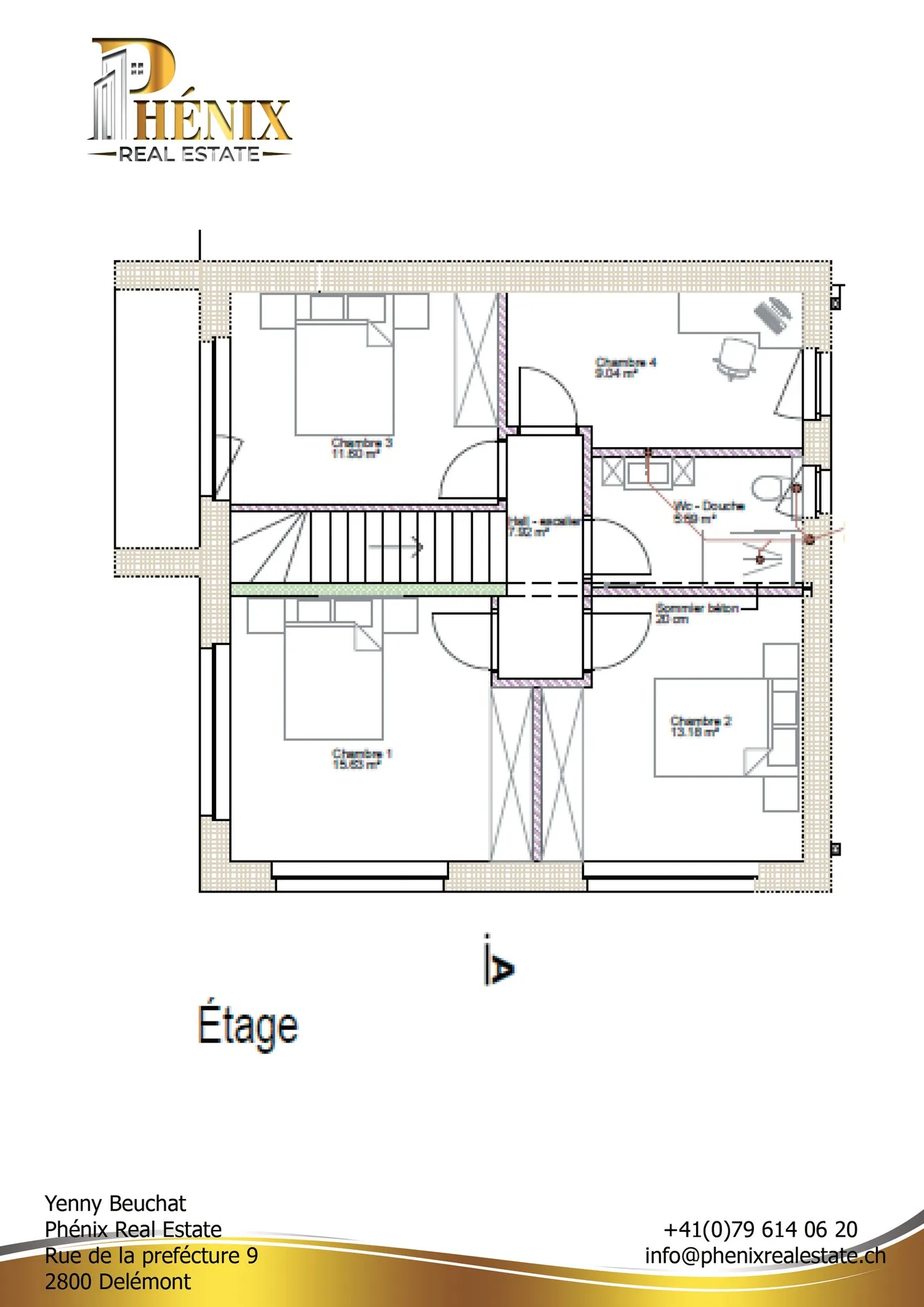 Moderne Einfamilienvilla in Bassecourt - Foto 8 von 13