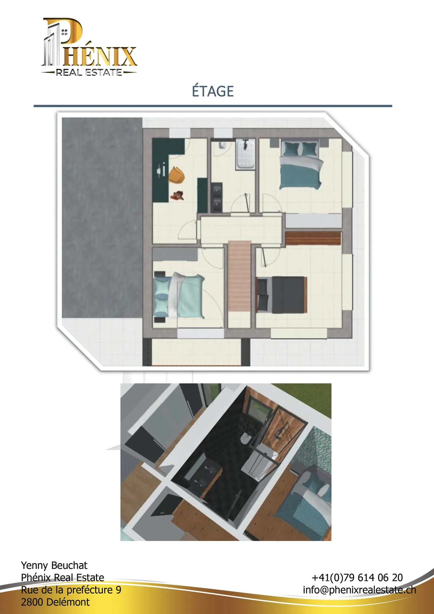 Moderne Einfamilienvilla in Bassecourt - Foto 4 von 13