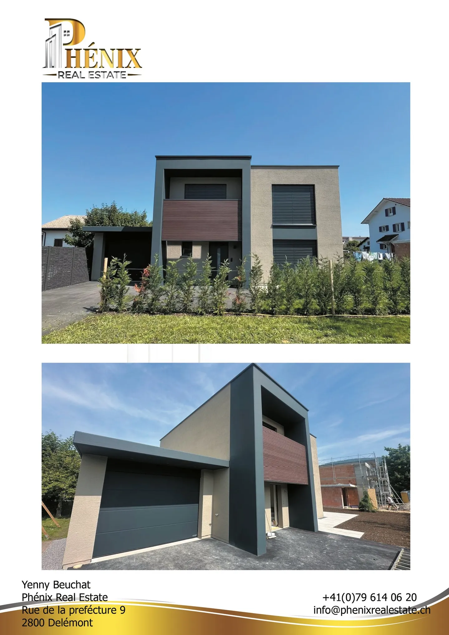 Moderne Einfamilienvilla in Bassecourt - Foto 9 von 13