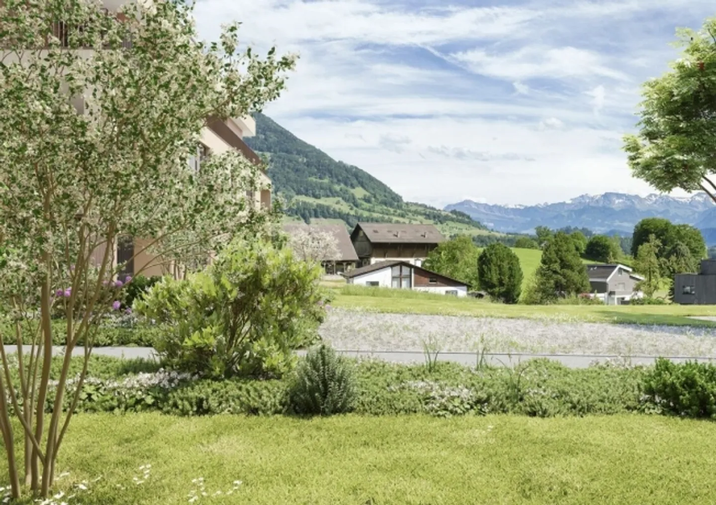 Appartement de jardin attrayant avec vue imprenable - Photo 2 sur 9