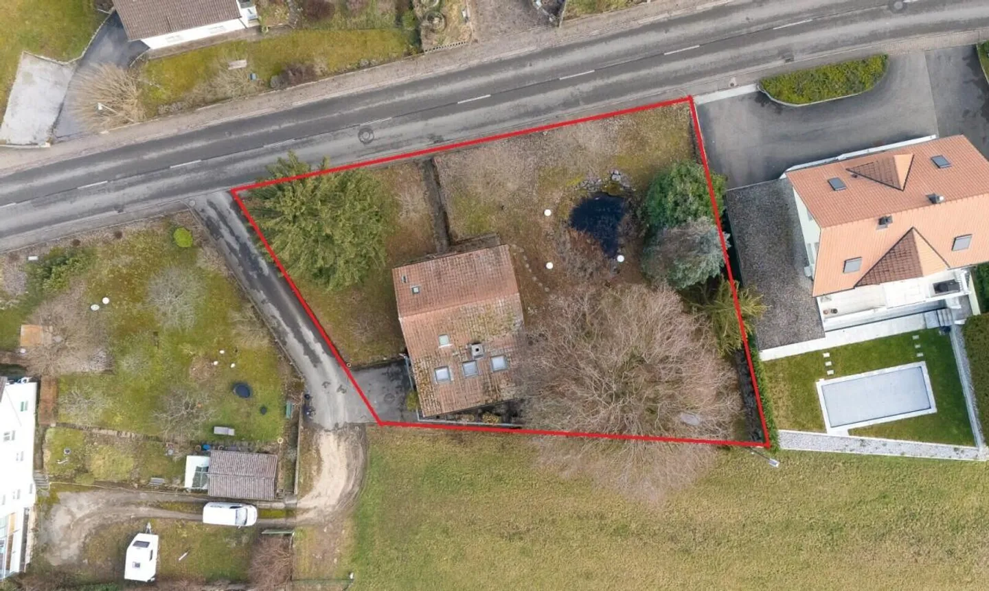 Developed building plot with unobstructed view - Photo 3 of 8