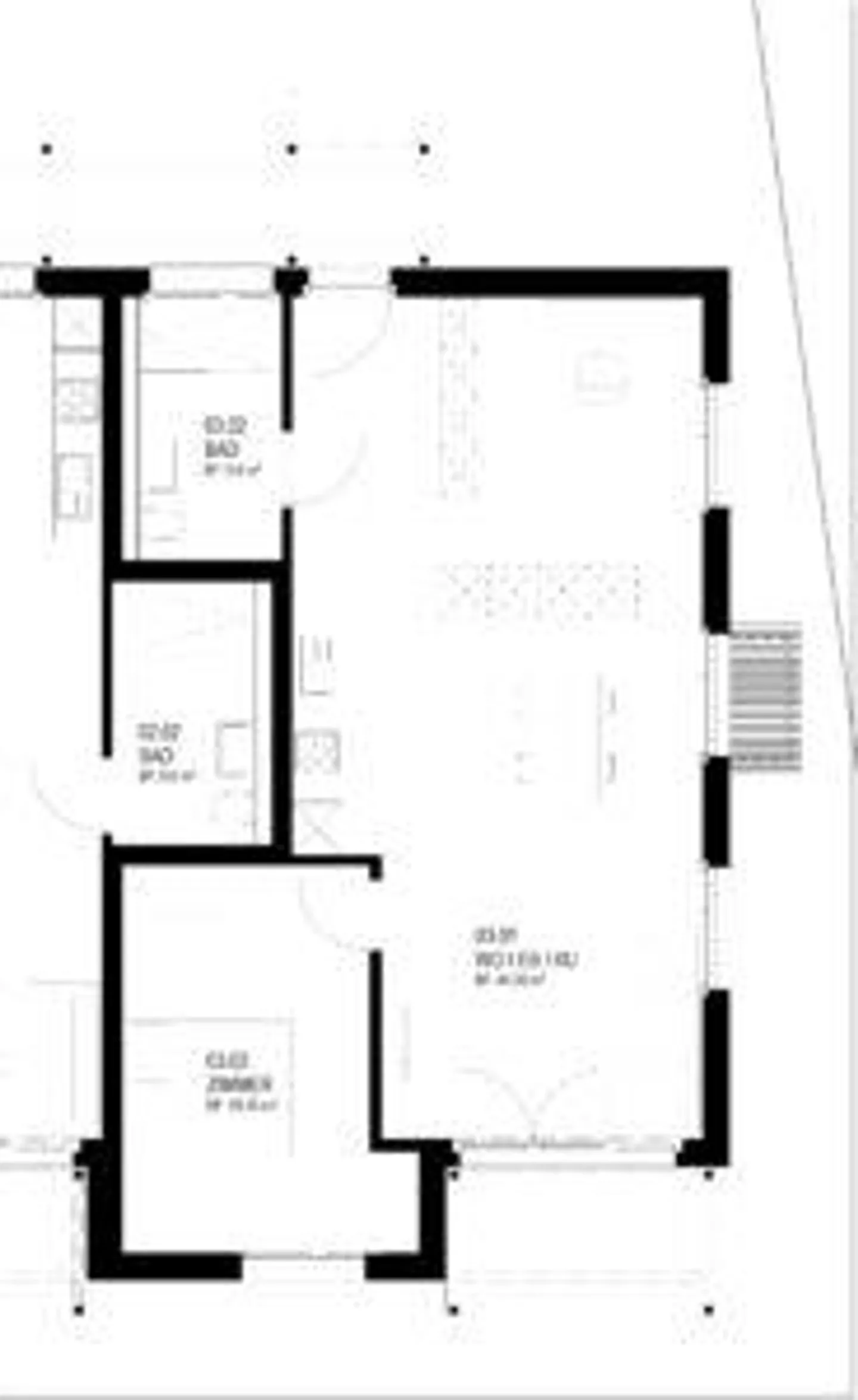 Geräumige Wohnung mit Terrasse - Foto 4 von 4